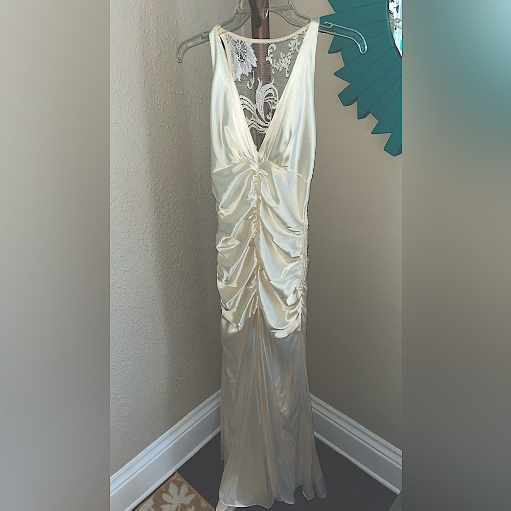 Satin Mermaid Wedding Dress